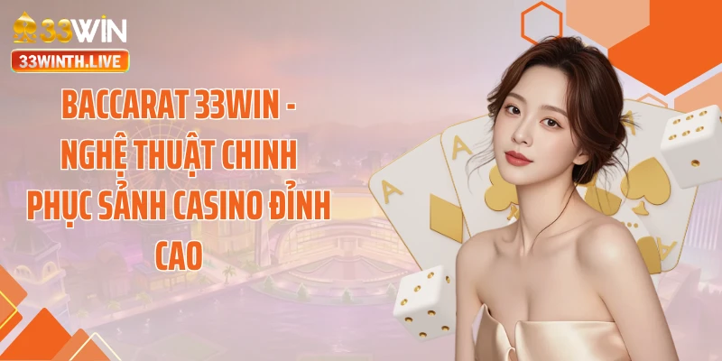 Baccarat 33WIN - Nghệ Thuật Chinh Phục Sảnh Casino Đỉnh Cao