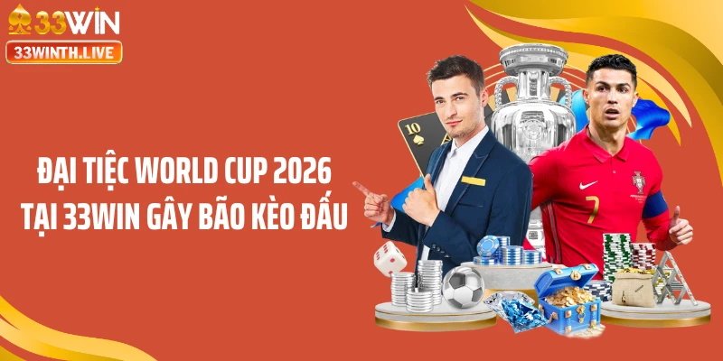Đại Tiệc World Cup 2026 Tại 33WIN Gây Bão Kèo Đấu