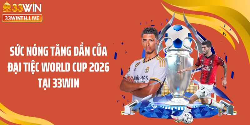 Sức nóng tăng dần của Đại Tiệc World Cup 2026 Tại 33WIN